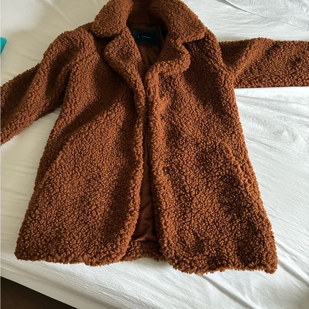 Lucky Brand faux shearling coat